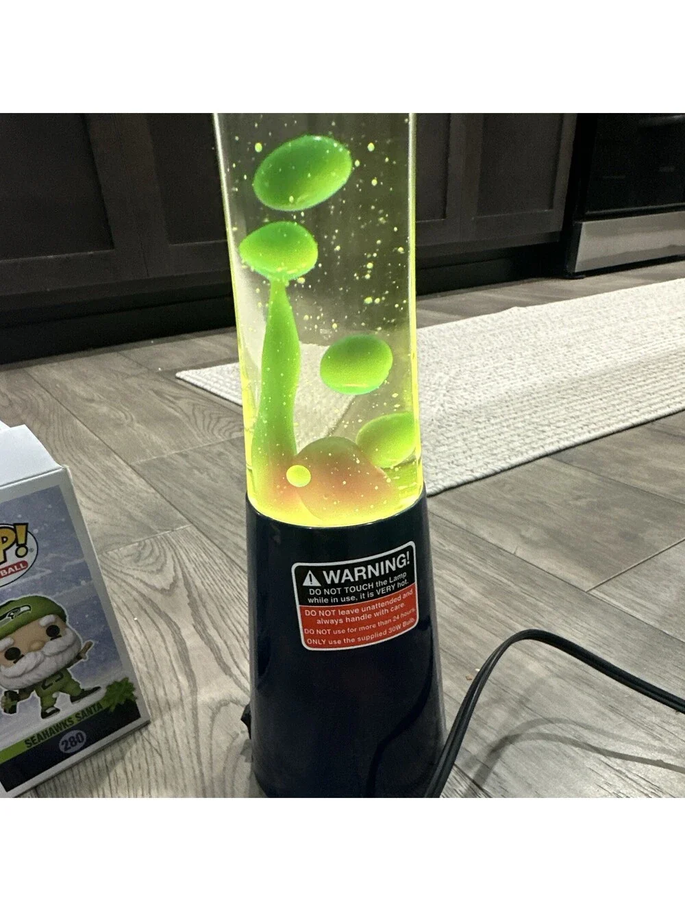 Sporticulture Seattle Seahawks Magma Lamp with Bluetooth Speaker and Funko Pop